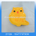 2016 owl design cheap ceramic plates dishes